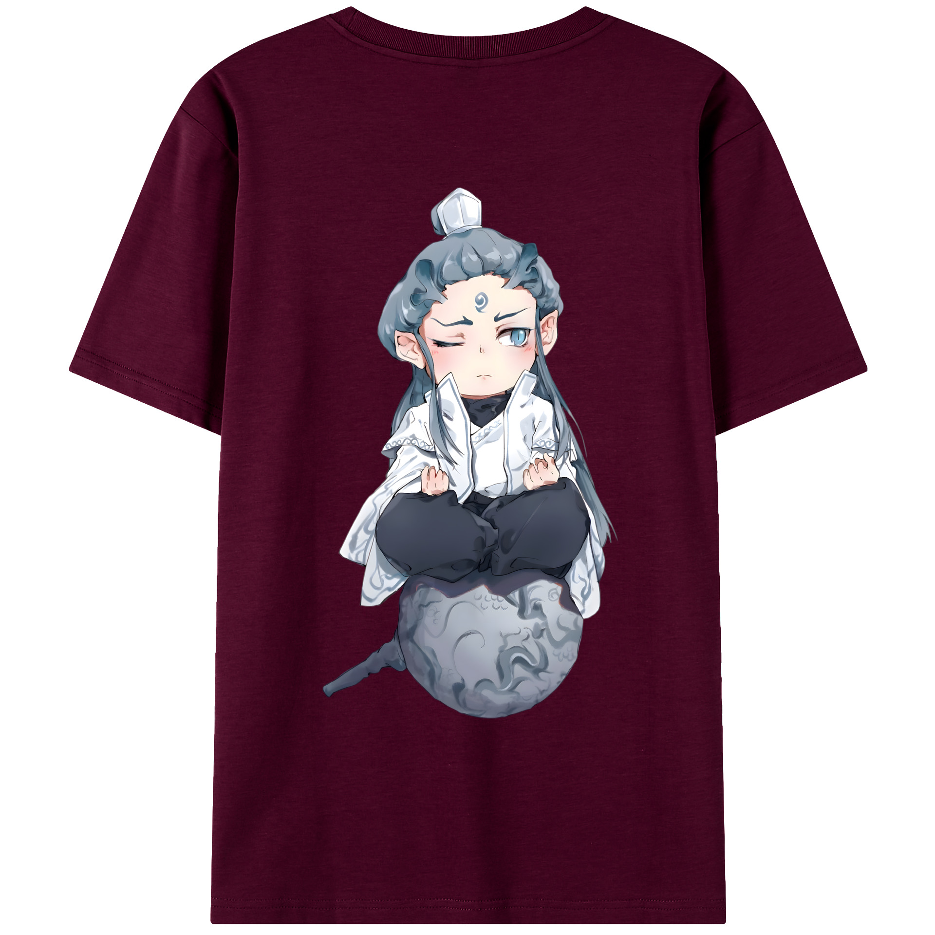 （画像用） Ne Zha 2 ナタ 魔童の大暴れ レディース半袖Tシャツ(バックプリント)
